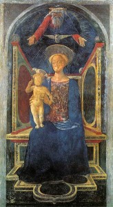 Tabernacolo Carnesecchi, tempera su tavola trasferita su tela, anno 1440-1444 circa, National Gallery, Londra.